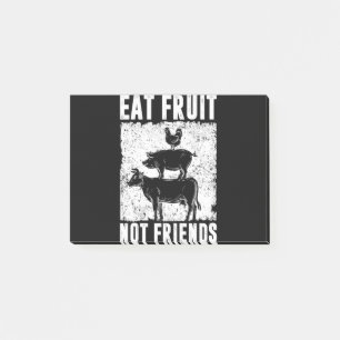 Notas Post-it® Coma fruta, no es tu propio vegetariano