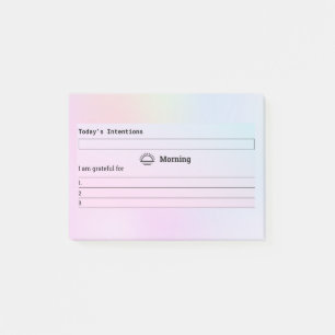 Notas Post-it® Comenzar el día con intenciones