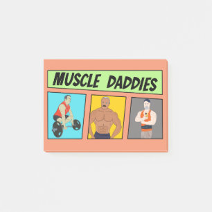 Notas Post-it® Comics de Muscle Daddies