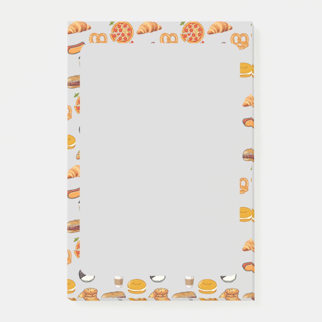 Notas Post-it® Comida callejera de Nueva York (Anverso)