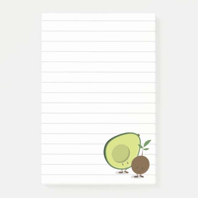 Notas Post-it® Comida con aguacate (Anverso)