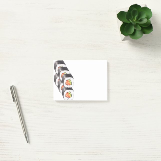 Notas Post-it® Comida sushi japonesa (Oficina)