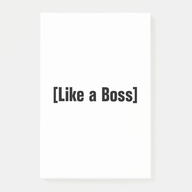 Notas Post-it® Como un jefe (Anverso)