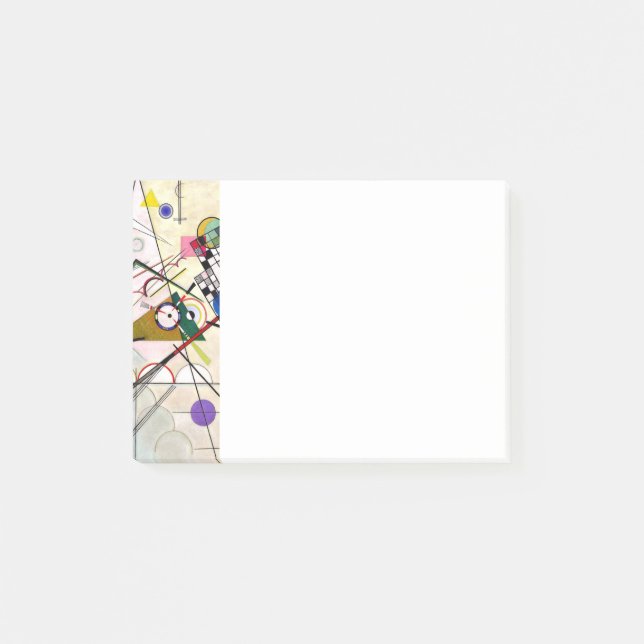 Notas Post-it® Composición de Kandinsky 8 (Anverso)