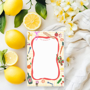 Notas Post-it® Compra de Picnic Gingham Cute PERSONALIZADO