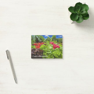Notas Post-it® Compromiso con las verduras
