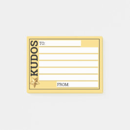 Notas Post-it® compromiso de color de personalizado reconocimient