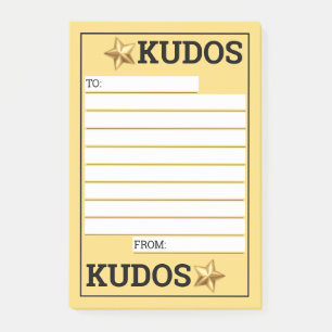 Notas Post-it® compromiso de color de personalizado reconocimient