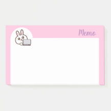 computadora de conejo personalizado rosa