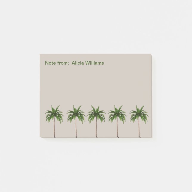 Notas Post-it® Comunicación profesional tropical (Anverso)