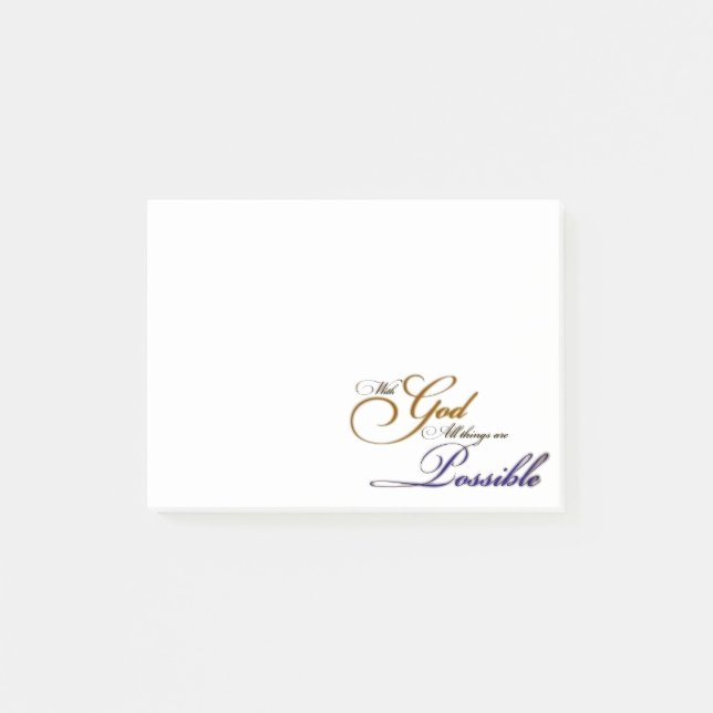 Notas Post-it® Con Dios (Anverso)