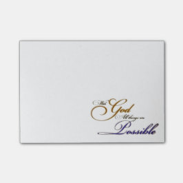 Notas Post-it® Con Dios