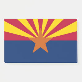 Notas Post-it con la bandera de Arizona, Estados U