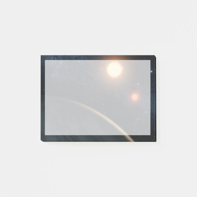 Notas Post-it® Concepto de artista que ilustra a Kepler-16b. (Anverso)