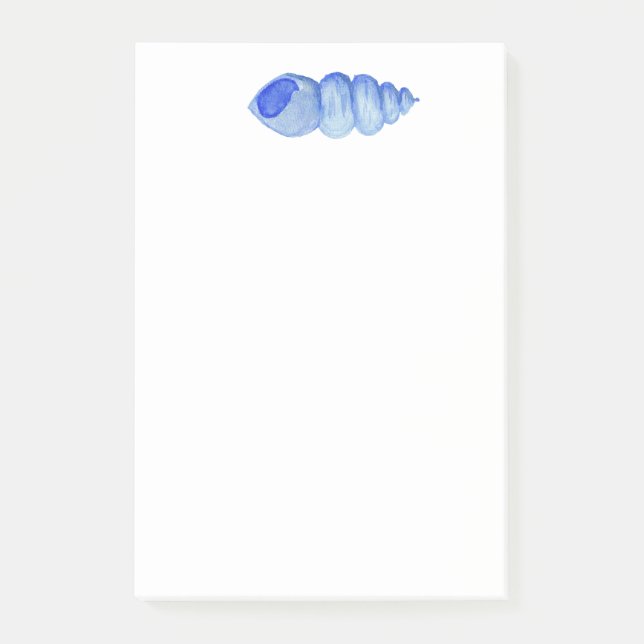 Notas Post-it® Concha de acuarela (Anverso)