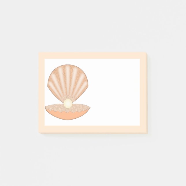 Notas Post-it® Concha de ostra y Perla Sin Género (Anverso)