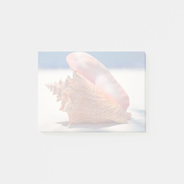 Notas Post-it® Concha Shell en la playa 2 (Anverso)