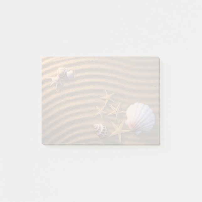 Notas Post-it® conchas marinas y peces lastre (Anverso)