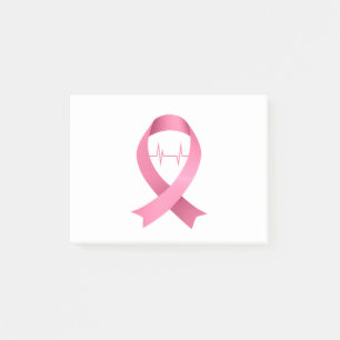 Notas Post-it® Conciencia sobre el cáncer de mama