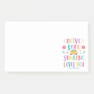 Notas Post-it® Conduce seguro alguien te ama