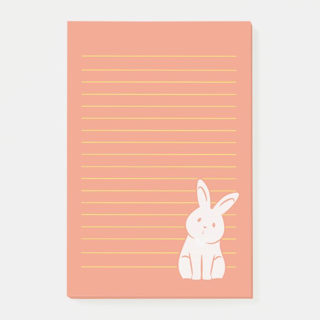 Notas Post-it® Conejo Cute (Anverso)