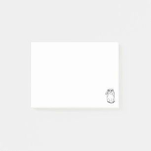 Notas Post-it® Conejo Hipster Lindo Conejo Divertido Con Gafas Li