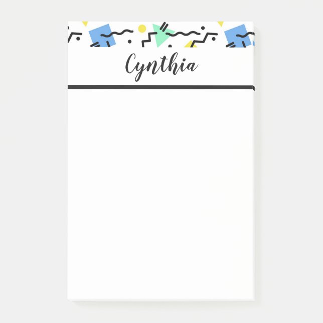 Notas Post-it® Confeti personalizado (Anverso)