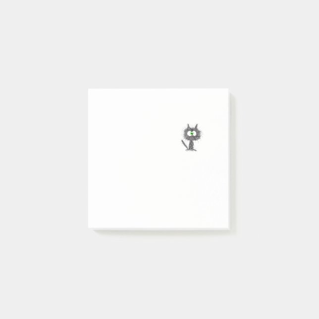 Notas Post-it® Confused Cat  (Anverso)