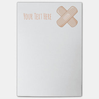 Notas Post-it® Consiga pronto Bandaid bien (el yeso cruzado