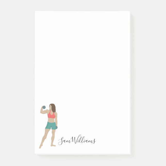 Notas Post-it® Construcción de cuerpos (Anverso)