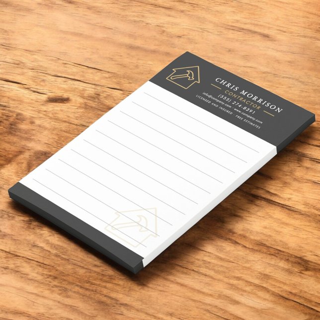 Notas Post-it® Construcción de edificios Oro Negro (Subido por el creador)