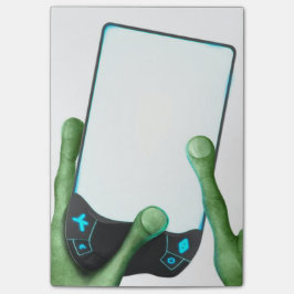 Notas Post-it® Contacto de Alien