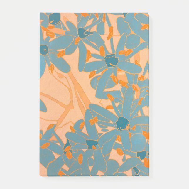 Notas Post-it® Contemporary Leaf Design Peach (Anverso)