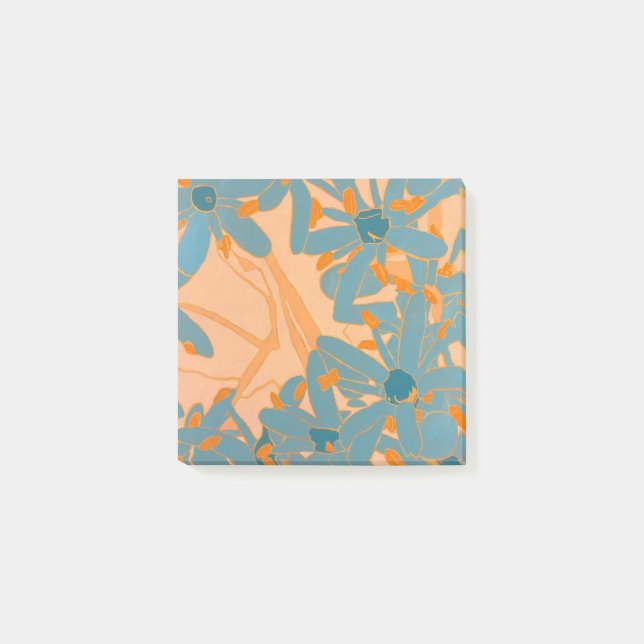 Notas Post-it® Contemporary Leaf Design Peach (Anverso)