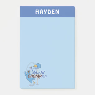 Notas Post-it® Cookie Monster Añadir su nombre