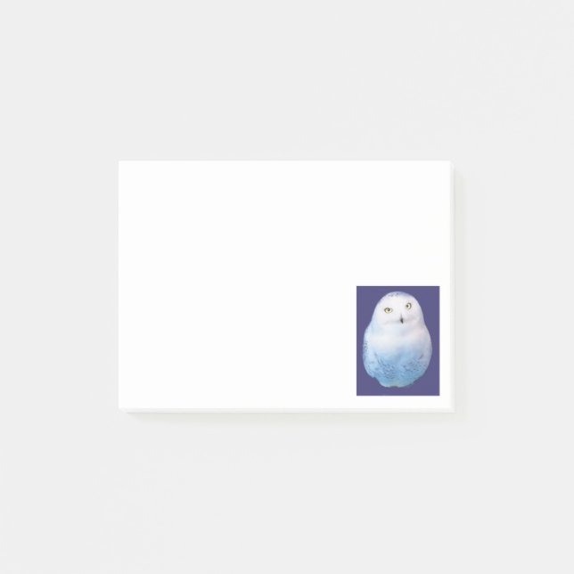 Notas Post-it® Cool Snowy Owl (Anverso)