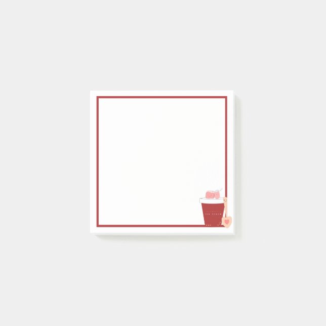 Notas Post-It | Copa De Helado Y Malvavisco (Anverso)