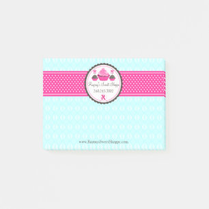 Notas Post-it® Copas de pastelería personalizado y pastelitos Aqu