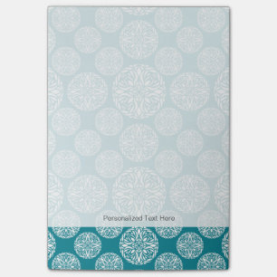 Notas Post-it® Copo de nieve floral del invierno