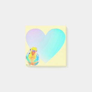 Notas Post-it® Corazón de ormbre arcoiris de paracaídas budista