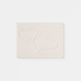 Notas Post-it® Corazones de arena suave