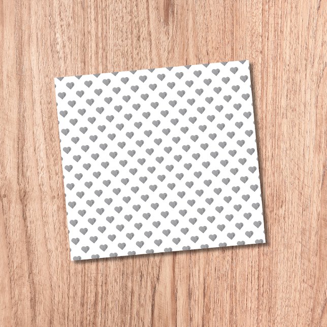 Notas Post-it® Corazones gris de hormigón simétricos pequeños en  (Subido por el creador)