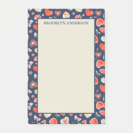 Notas Post-it® Corazones románticos