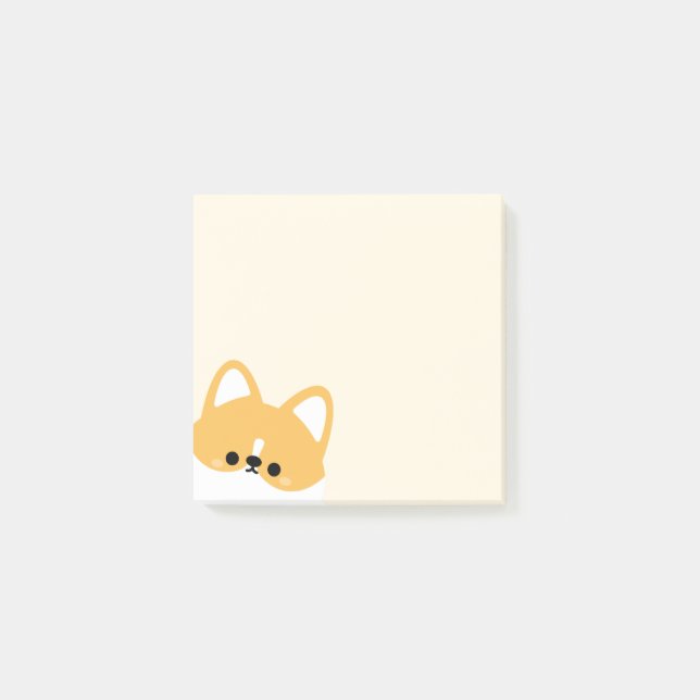 Notas Post-it® Corgi (Anverso)