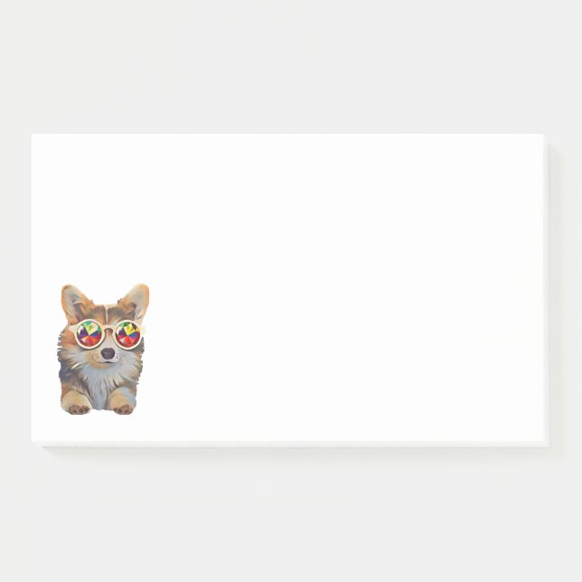 Notas Post-it® Corgi maravilloso de sensación (Anverso)
