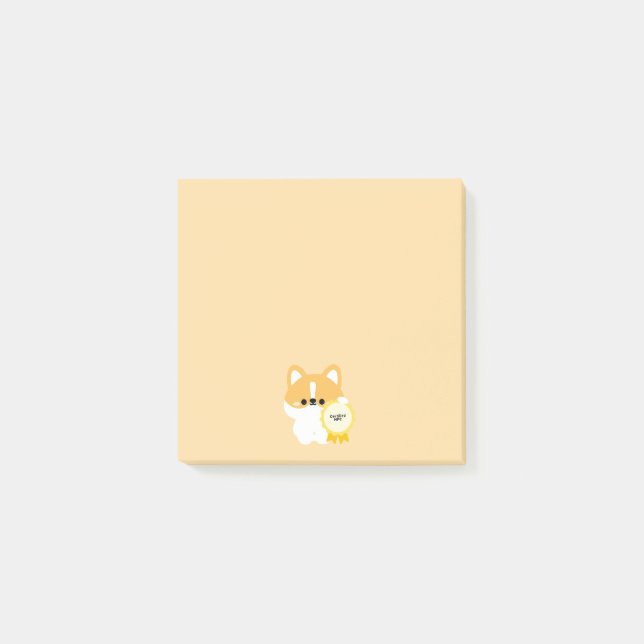 Notas Post-it® Corgi NPC Certificado (Anverso)