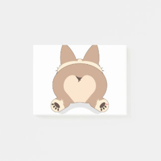 Notas Post-it® Corgi Sploot