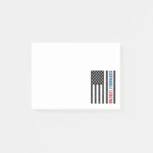 Notas Post-it® Cornhole Legend USA