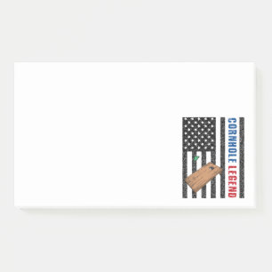 Notas Post-it® Cornhole Legend USA