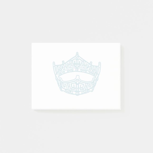Notas Post-it® Corona de concurso (Anverso)